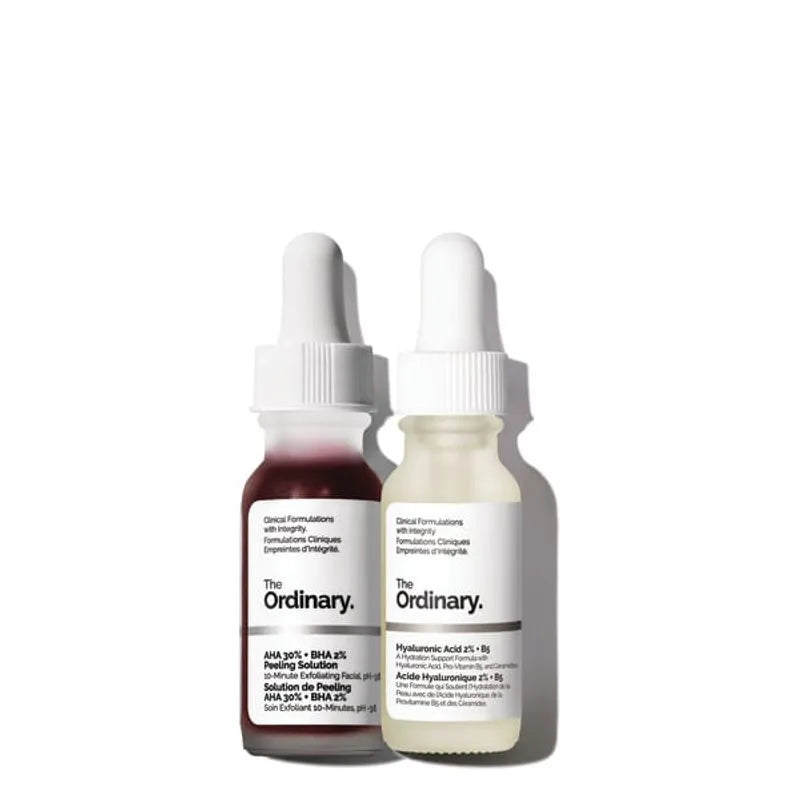 Duo The ordinary, peeling+acido hyaluron